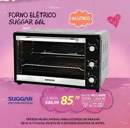 Lojas Cem Forno electrco Suggar oferta