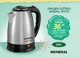 Lojas Cem Chaleira elétrica mondial pratic oferta