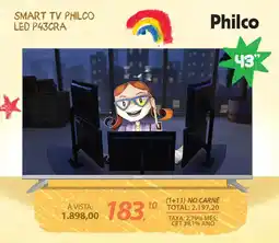 Lojas Cem Smart tv philco led p43cra oferta