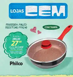 Lojas Cem Frigideira philco redstone pph240 oferta