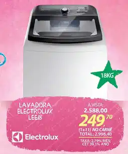 Lojas Cem Lavadora electrolux lee18 oferta