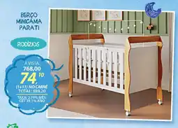 Lojas Cem Berço minicama parati oferta