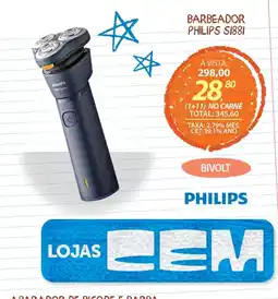 Lojas Cem barbeador philips s1881 oferta