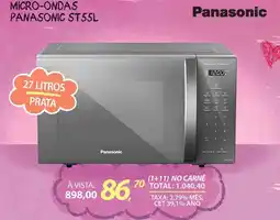 Lojas Cem Micro-ondas panasonic st55l oferta