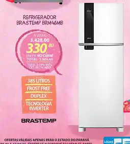 Lojas Cem Refrigerador brastemp brm46mb oferta