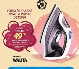 Lojas Cem Ferro de passar walita vapor dst2020 oferta