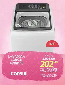 Lojas Cem Lavadora consul cwni4ab oferta