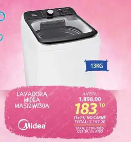 Lojas Cem Lavadora midea ma512w130a oferta