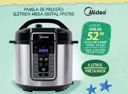 Lojas Cem Panela de pressão elétrica midea digital ppg70s oferta