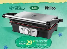 Lojas Cem Grill philco pgr19 redstone oferta
