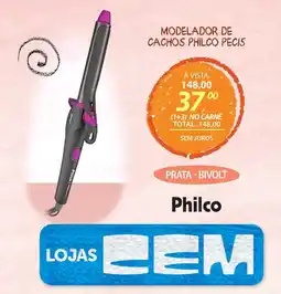 Lojas Cem Modelador de cachos philco pecis oferta