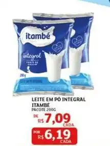 Assaí Atacadista Itambe - leite em po integral oferta