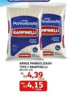 Assaí Atacadista Rampinelli - arroz parboilizado tipo 1 oferta