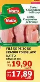 Assaí Atacadista Natto - file de peito de frango congelado oferta