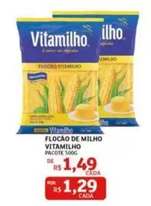 Assaí Atacadista Vitamilho - flocão de milho oferta