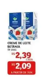 Assaí Atacadista Betânia - creme de leite oferta