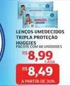 Assaí Atacadista Huggies - lenços umedecidos tripla proteção oferta