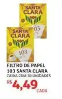Assaí Atacadista Santa clara - filtro de papel 103 oferta