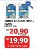 Assaí Atacadista Camil - arroz branco tipo 1 oferta