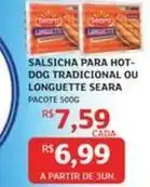 Assaí Atacadista Seara - salsicha para hot dog tradicional ou longuette oferta