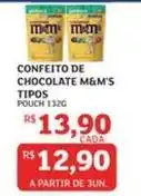 Assaí Atacadista M&m's - confeito de chocolate tipos oferta