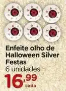 Carrefour Olho - enfeite olho de halloween silver festas oferta