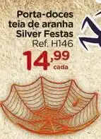 Carrefour De - porta-doces teja de aranha silver festas oferta
