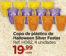 Carrefour De - copo de plástico de halloween silver festas oferta