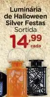 Carrefour De - luminaria de halloween silver festas oferta