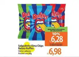 Atacadão Ruffles - salgadinho elma chips batata oferta
