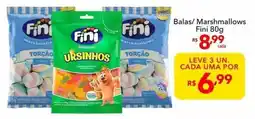 UniSuper Balas/ Marshmallows Fini 80g oferta