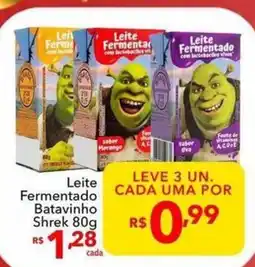 UniSuper Leite fermentado batavinho shrek oferta