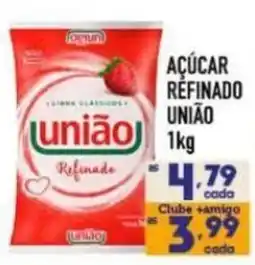 Supermercados Avenida Açúcar refinado união oferta