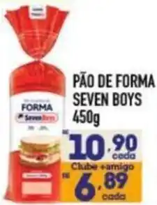 Supermercados Avenida Pão de forma seven boys oferta