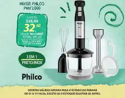 Lojas Cem Mixer philco pmx2000 oferta