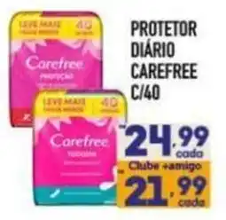 Supermercados Avenida Protetor diário carefree oferta