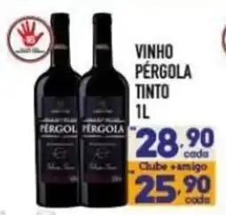 Supermercados Avenida vinho pergola tinto oferta