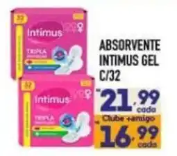 Supermercados Avenida Absorvente intimus gel oferta