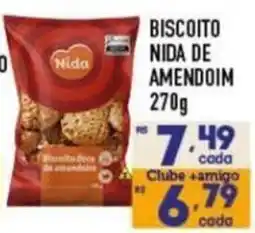 Supermercados Avenida Biscoito nida de amendoim oferta