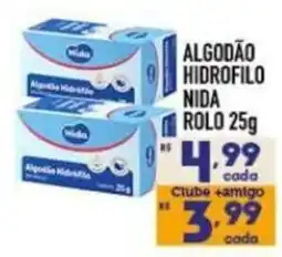 Supermercados Avenida algodão hidrofílico nida oferta