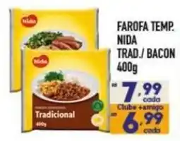 Supermercados Avenida Farofa temp. nida trad./ bacon oferta