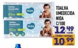 Supermercados Avenida toalha umedecida nida oferta