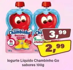 Floresta Supermercados logurte líquido chambinho go sabores oferta