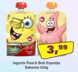 Floresta Supermercados logurte pouch bob esponja sabores oferta