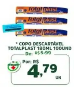 Araújo Supermercados copo descartável totalplast oferta