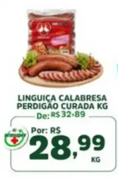Araújo Supermercados Linguiça calabresa perdigão curada kg oferta
