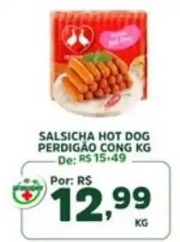 Araújo Supermercados Salsicha hot dog perdigão cong kg oferta