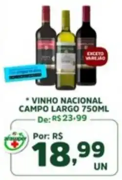 Araújo Supermercados vinho nacional campo largo oferta