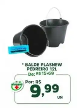 Araújo Supermercados Balde plasnew pedreiro 12l oferta