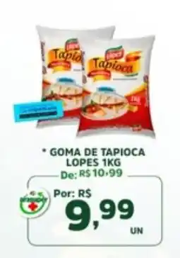 Araújo Supermercados Goma de tapioca lopes 1kg oferta